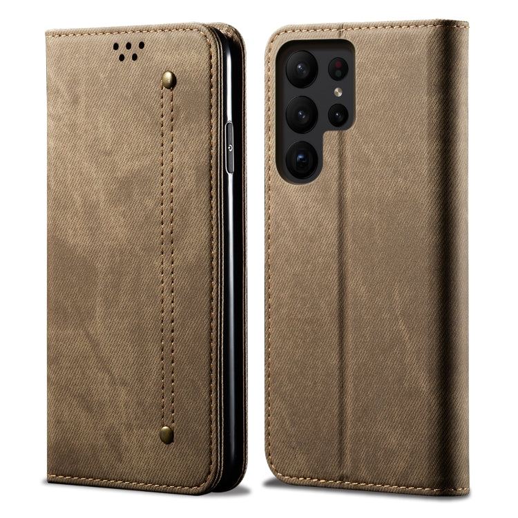 Denim Texture Casual Style Horizontal Flip Leather Case, For Samsung Galaxy S26+ 5G, For Samsung Galaxy S26 Ultra 5G, For Samsung Galaxy S26 5G, For Samsung Galaxy S25 FE 5G, For Samsung Galaxy S25 Edge 5G, For Samsung Galaxy S25 5G                    ...