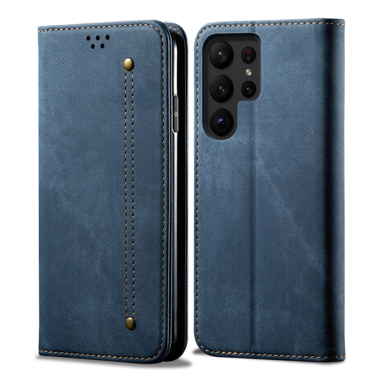 Denim Texture Casual Style Horizontal Flip Leather Case, For Samsung Galaxy S26+ 5G, For Samsung Galaxy S26 Ultra 5G, For Samsung Galaxy S26 5G, For Samsung Galaxy S25 FE 5G, For Samsung Galaxy S25 Edge 5G, For Samsung Galaxy S25 5G                    ...