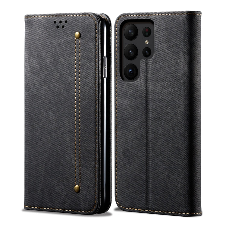 Denim Texture Casual Style Horizontal Flip Leather Case, For Samsung Galaxy S26+ 5G, For Samsung Galaxy S26 Ultra 5G, For Samsung Galaxy S26 5G, For Samsung Galaxy S25 FE 5G, For Samsung Galaxy S25 Edge 5G, For Samsung Galaxy S25 5G                    ...