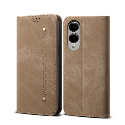 Denim Texture Casual Style Horizontal Flip Leather Case, For Samsung Galaxy S26+ 5G, For Samsung Galaxy S26 Ultra 5G, For Samsung Galaxy S26 5G, For Samsung Galaxy S25 FE 5G, For Samsung Galaxy S25 Edge 5G, For Samsung Galaxy S25 5G                    ...