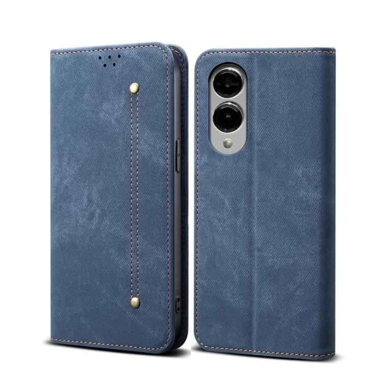 Denim Texture Casual Style Horizontal Flip Leather Case, For Samsung Galaxy S26+ 5G, For Samsung Galaxy S26 Ultra 5G, For Samsung Galaxy S26 5G, For Samsung Galaxy S25 FE 5G, For Samsung Galaxy S25 Edge 5G, For Samsung Galaxy S25 5G                    ...