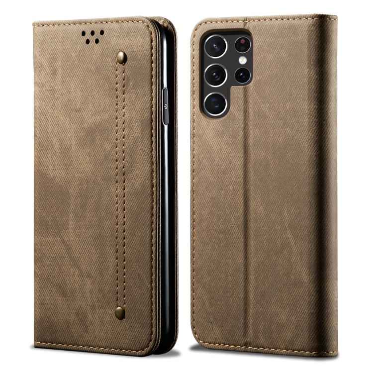Denim Texture Casual Style Horizontal Flip Leather Case, For Samsung Galaxy S26+ 5G, For Samsung Galaxy S26 Ultra 5G, For Samsung Galaxy S26 5G, For Samsung Galaxy S25 FE 5G, For Samsung Galaxy S25 Edge 5G, For Samsung Galaxy S25 5G                    ...