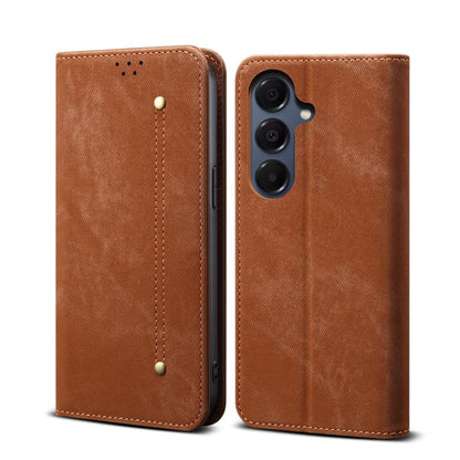 Denim Texture Casual Style Horizontal Flip Leather Case, For Samsung Galaxy S26+ 5G, For Samsung Galaxy S26 Ultra 5G, For Samsung Galaxy S26 5G, For Samsung Galaxy S25 FE 5G, For Samsung Galaxy S25 Edge 5G, For Samsung Galaxy S25 5G                    ...