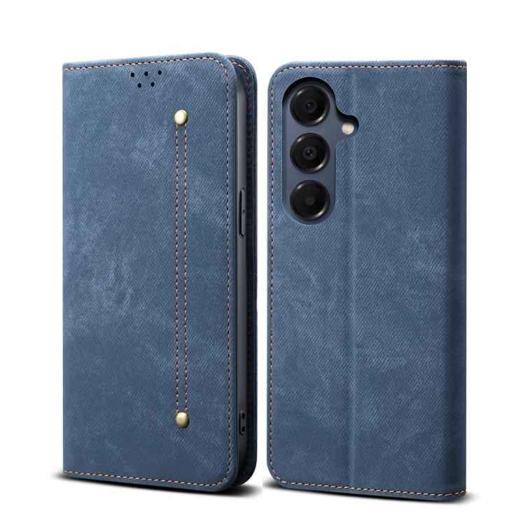 Denim Texture Casual Style Horizontal Flip Leather Case, For Samsung Galaxy S26+ 5G, For Samsung Galaxy S26 Ultra 5G, For Samsung Galaxy S26 5G, For Samsung Galaxy S25 FE 5G, For Samsung Galaxy S25 Edge 5G, For Samsung Galaxy S25 5G                    ...
