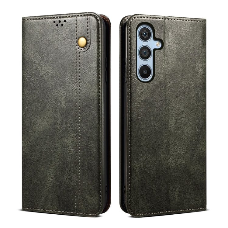 Oil Wax Crazy Horse Texture Leather Phone Case, For Samsung Galaxy S26+ 5G, For Samsung Galaxy S26 Ultra 5G, For Samsung Galaxy S26 5G, For Samsung Galaxy S25 FE 5G, For Samsung Galaxy S25 Edge 5G, For Samsung Galaxy S25 5G, For Samsung Galaxy S25+ 5G ...