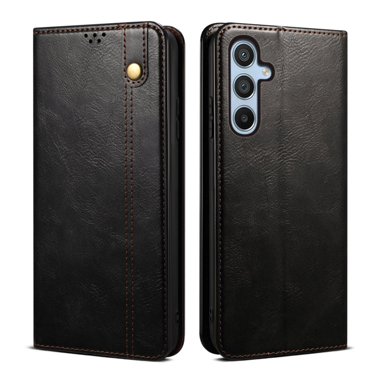 Oil Wax Crazy Horse Texture Leather Phone Case, For Samsung Galaxy S26+ 5G, For Samsung Galaxy S26 Ultra 5G, For Samsung Galaxy S26 5G, For Samsung Galaxy S25 FE 5G, For Samsung Galaxy S25 Edge 5G, For Samsung Galaxy S25 5G, For Samsung Galaxy S25+ 5G ...