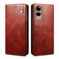 Oil Wax Crazy Horse Texture Leather Phone Case, For Samsung Galaxy S26+ 5G, For Samsung Galaxy S26 Ultra 5G, For Samsung Galaxy S26 5G, For Samsung Galaxy S25 FE 5G, For Samsung Galaxy S25 Edge 5G, For Samsung Galaxy S25 5G, For Samsung Galaxy S25+ 5G ...