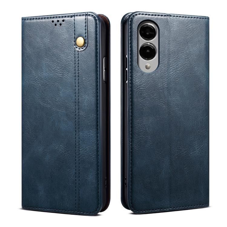 Oil Wax Crazy Horse Texture Leather Phone Case, For Samsung Galaxy S26+ 5G, For Samsung Galaxy S26 Ultra 5G, For Samsung Galaxy S26 5G, For Samsung Galaxy S25 FE 5G, For Samsung Galaxy S25 Edge 5G, For Samsung Galaxy S25 5G, For Samsung Galaxy S25+ 5G ...