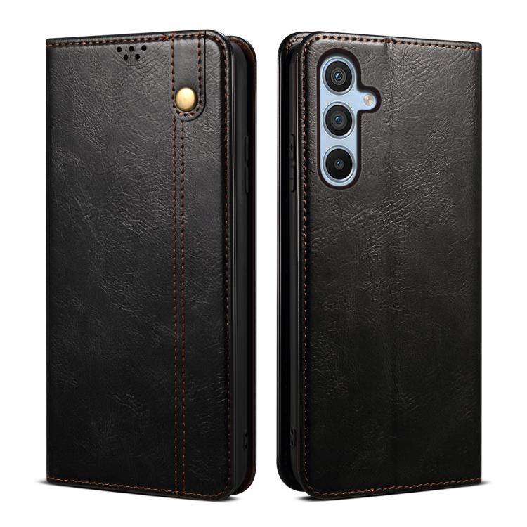 Oil Wax Crazy Horse Texture Leather Phone Case, For Samsung Galaxy S26+ 5G, For Samsung Galaxy S26 Ultra 5G, For Samsung Galaxy S26 5G, For Samsung Galaxy S25 FE 5G, For Samsung Galaxy S25 Edge 5G, For Samsung Galaxy S25 5G, For Samsung Galaxy S25+ 5G ...