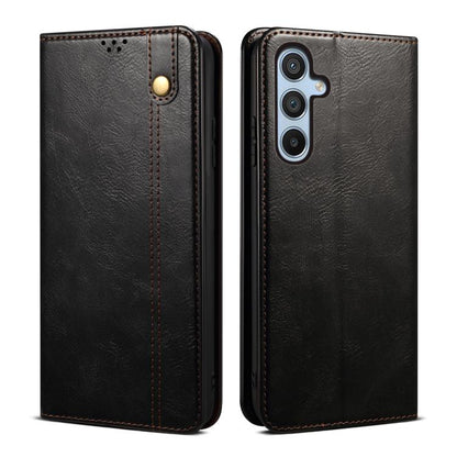 Oil Wax Crazy Horse Texture Leather Phone Case, For Samsung Galaxy S26+ 5G, For Samsung Galaxy S26 Ultra 5G, For Samsung Galaxy S26 5G, For Samsung Galaxy S25 FE 5G, For Samsung Galaxy S25 Edge 5G, For Samsung Galaxy S25 5G, For Samsung Galaxy S25+ 5G ...