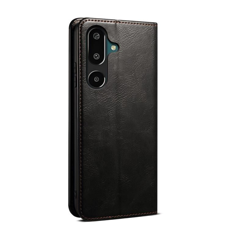 Oil Wax Crazy Horse Texture Leather Phone Case, For Samsung Galaxy S26+ 5G, For Samsung Galaxy S26 Ultra 5G, For Samsung Galaxy S26 5G, For Samsung Galaxy S25 FE 5G, For Samsung Galaxy S25 Edge 5G, For Samsung Galaxy S25 5G, For Samsung Galaxy S25+ 5G ...
