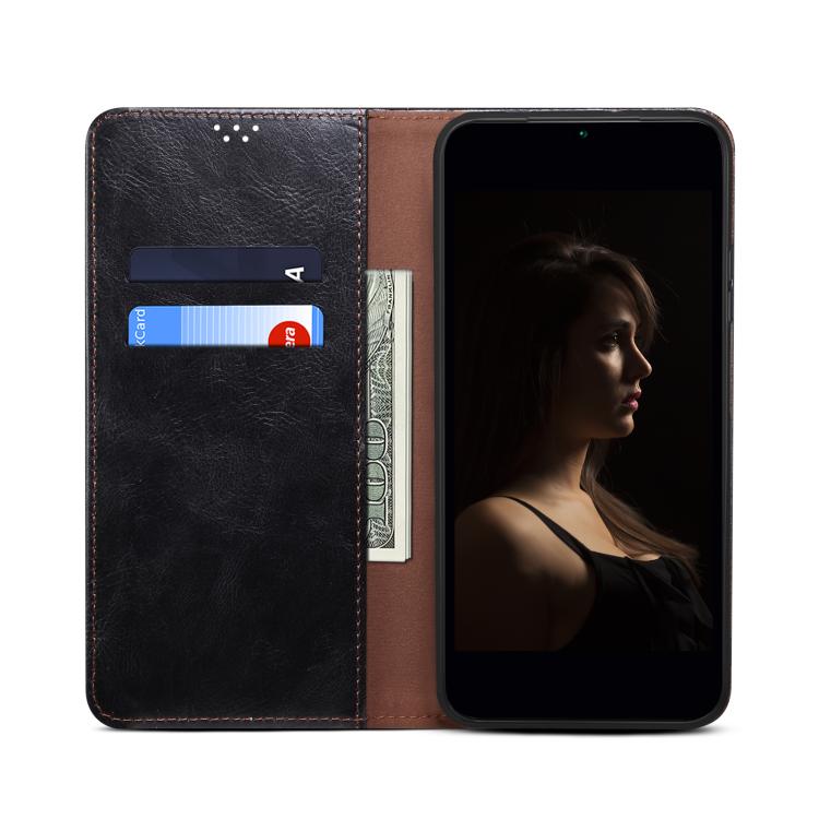 Oil Wax Crazy Horse Texture Leather Phone Case, For Samsung Galaxy S26+ 5G, For Samsung Galaxy S26 Ultra 5G, For Samsung Galaxy S26 5G, For Samsung Galaxy S25 FE 5G, For Samsung Galaxy S25 Edge 5G, For Samsung Galaxy S25 5G, For Samsung Galaxy S25+ 5G ...