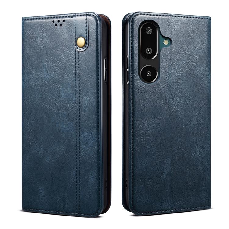 Oil Wax Crazy Horse Texture Leather Phone Case, For Samsung Galaxy S26+ 5G, For Samsung Galaxy S26 Ultra 5G, For Samsung Galaxy S26 5G, For Samsung Galaxy S25 FE 5G, For Samsung Galaxy S25 Edge 5G, For Samsung Galaxy S25 5G, For Samsung Galaxy S25+ 5G ...