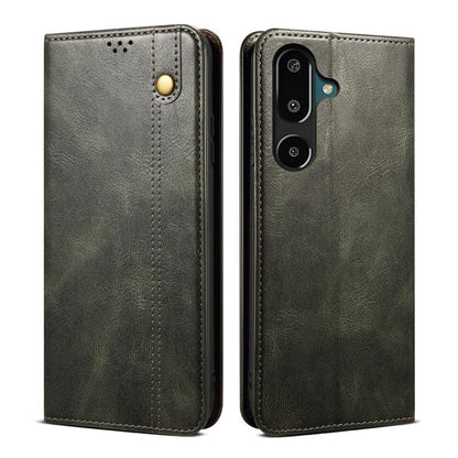 Oil Wax Crazy Horse Texture Leather Phone Case, For Samsung Galaxy S26+ 5G, For Samsung Galaxy S26 Ultra 5G, For Samsung Galaxy S26 5G, For Samsung Galaxy S25 FE 5G, For Samsung Galaxy S25 Edge 5G, For Samsung Galaxy S25 5G, For Samsung Galaxy S25+ 5G ...