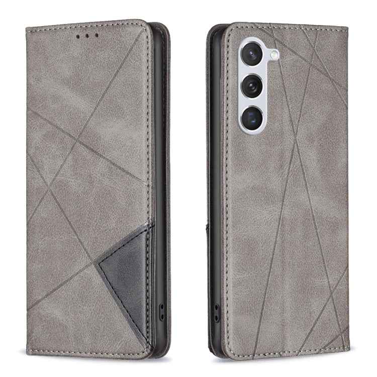 Rhombus Texture Magnetic Leather Phone Case, For Samsung Galaxy S25 Edge 5G, For Samsung Galaxy S25 5G, For Samsung Galaxy S25+ 5G, For Samsung Galaxy S25 Ultra 5G, For Samsung Galaxy S24 FE 5G