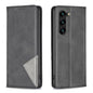 Rhombus Texture Magnetic Leather Phone Case, For Samsung Galaxy S25 Edge 5G, For Samsung Galaxy S25 5G, For Samsung Galaxy S25+ 5G, For Samsung Galaxy S25 Ultra 5G, For Samsung Galaxy S24 FE 5G