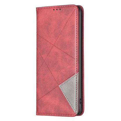 Rhombus Texture Magnetic Leather Phone Case, For Samsung Galaxy S25 Edge 5G, For Samsung Galaxy S25 5G, For Samsung Galaxy S25+ 5G, For Samsung Galaxy S25 Ultra 5G, For Samsung Galaxy S24 FE 5G