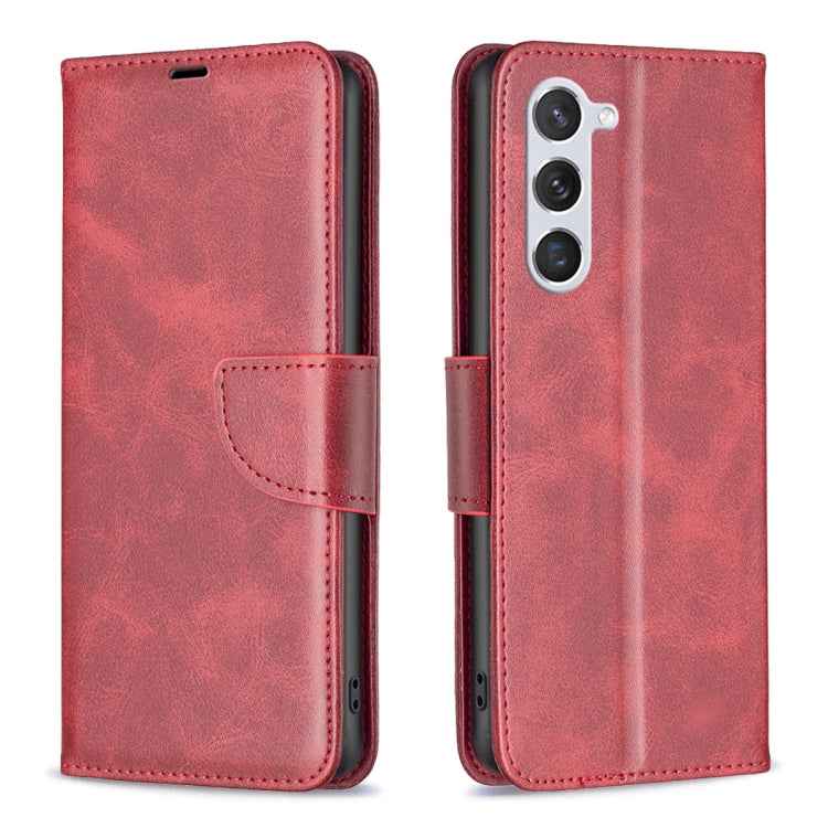 Lambskin Texture Pure Color Flip Leather Phone Case, For Samsung Galaxy S25 Edge 5G, For Samsung Galaxy S25 5G, For Samsung Galaxy S25+ 5G, For Samsung Galaxy S25 Ultra 5G, For Samsung Galaxy S24 FE 5G