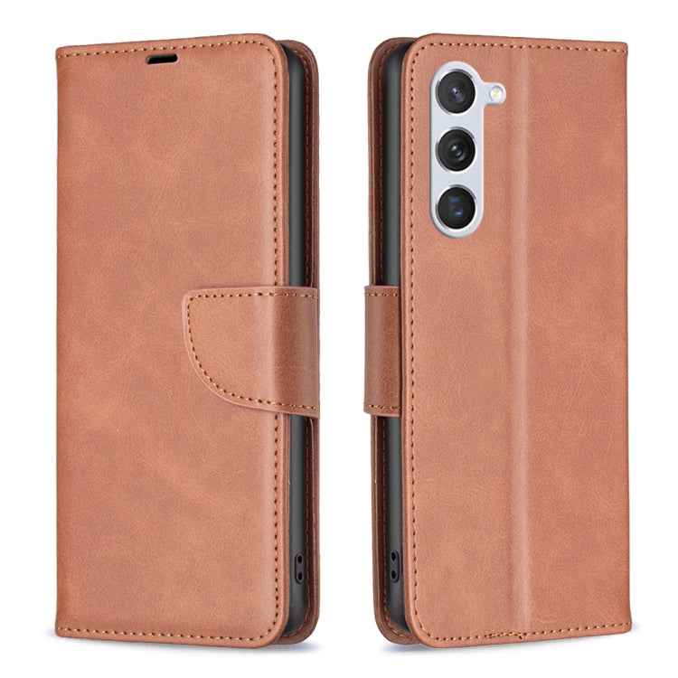 Lambskin Texture Pure Color Flip Leather Phone Case, For Samsung Galaxy S25 Edge 5G, For Samsung Galaxy S25 5G, For Samsung Galaxy S25+ 5G, For Samsung Galaxy S25 Ultra 5G, For Samsung Galaxy S24 FE 5G