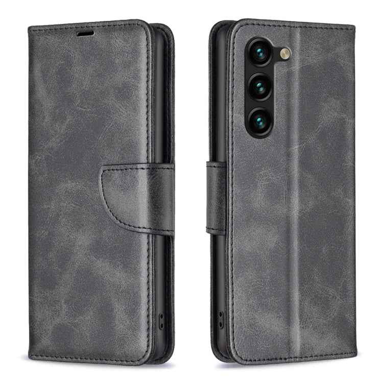 Lambskin Texture Pure Color Flip Leather Phone Case, For Samsung Galaxy S25 Edge 5G, For Samsung Galaxy S25 5G, For Samsung Galaxy S25+ 5G, For Samsung Galaxy S25 Ultra 5G, For Samsung Galaxy S24 FE 5G