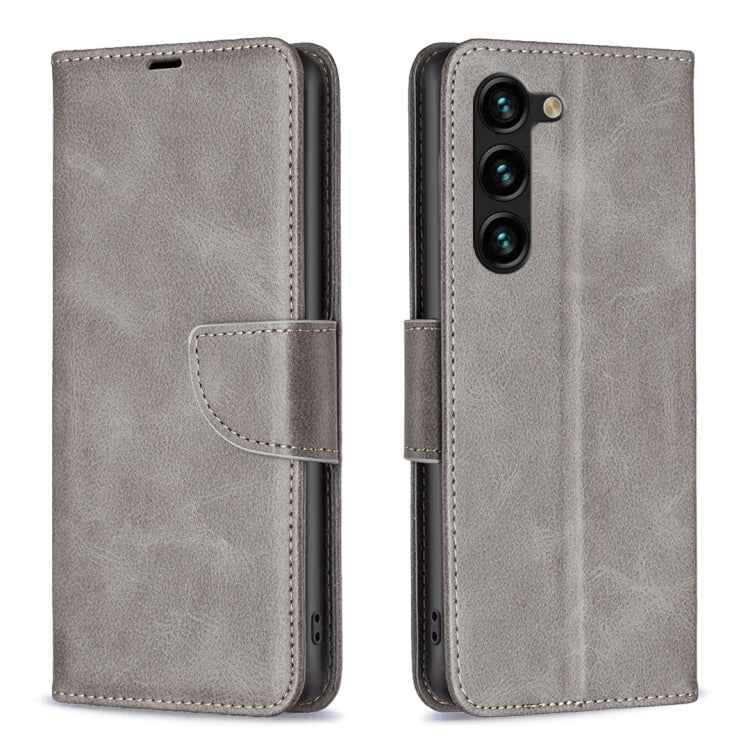 Lambskin Texture Pure Color Flip Leather Phone Case, For Samsung Galaxy S25 Edge 5G, For Samsung Galaxy S25 5G, For Samsung Galaxy S25+ 5G, For Samsung Galaxy S25 Ultra 5G, For Samsung Galaxy S24 FE 5G