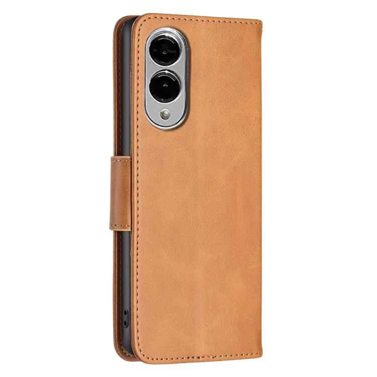 Lambskin Texture Pure Color Flip Leather Phone Case, For Samsung Galaxy S25 Edge 5G, For Samsung Galaxy S25 5G, For Samsung Galaxy S25+ 5G, For Samsung Galaxy S25 Ultra 5G, For Samsung Galaxy S24 FE 5G