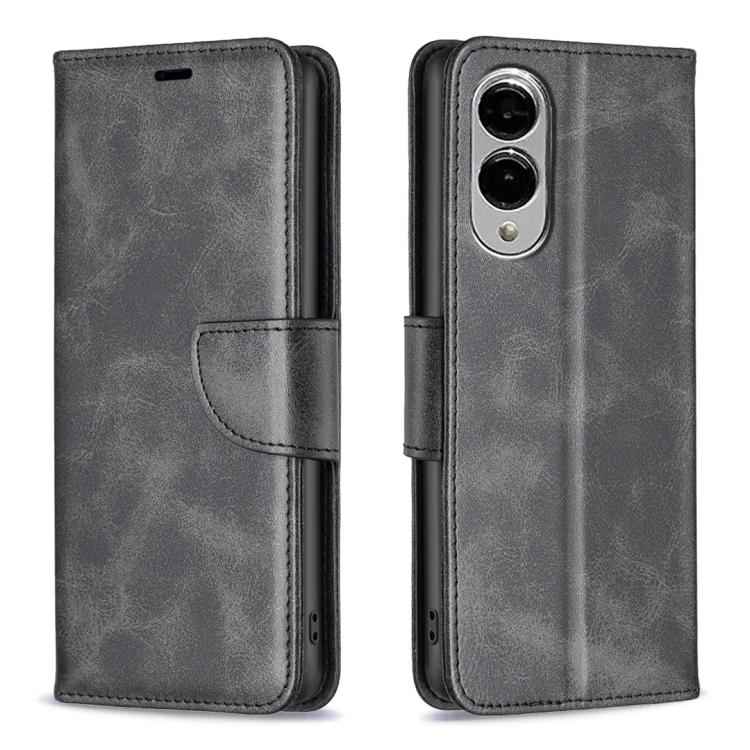 Lambskin Texture Pure Color Flip Leather Phone Case, For Samsung Galaxy S25 Edge 5G, For Samsung Galaxy S25 5G, For Samsung Galaxy S25+ 5G, For Samsung Galaxy S25 Ultra 5G, For Samsung Galaxy S24 FE 5G