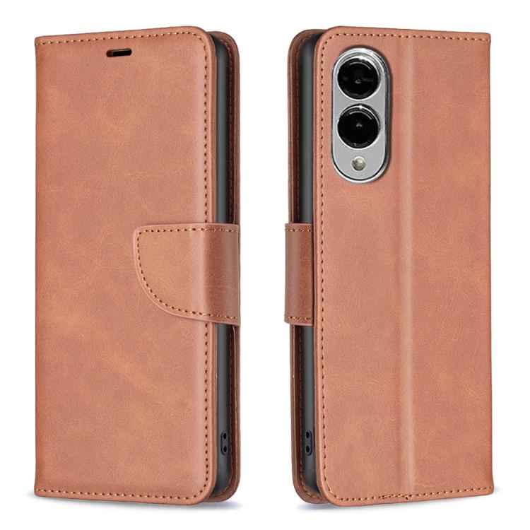 Lambskin Texture Pure Color Flip Leather Phone Case, For Samsung Galaxy S25 Edge 5G, For Samsung Galaxy S25 5G, For Samsung Galaxy S25+ 5G, For Samsung Galaxy S25 Ultra 5G, For Samsung Galaxy S24 FE 5G