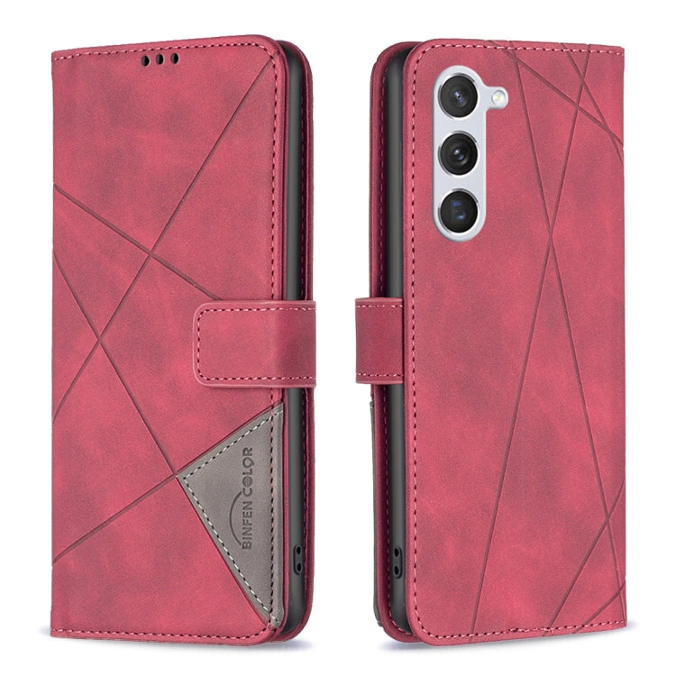 Magnetic Buckle Rhombus Texture Leather Phone Case, For Samsung Galaxy S26 Ultra 5G, For Samsung Galaxy S26 5G, For Samsung Galaxy S25 FE 5G, For Samsung Galaxy S25 Edge 5G, For Samsung Galaxy S25 5G, For Samsung Galaxy S25+ 5G                         ...