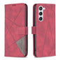 Magnetic Buckle Rhombus Texture Leather Phone Case, For Galaxy S27+ 5G, For Galaxy S26 FE 5G, For Samsung Galaxy S26 Ultra 5G, For Samsung Galaxy S26 5G, For Samsung Galaxy S25 FE 5G, For Samsung Galaxy S25 Edge 5G, For Samsung Galaxy S25 5G           ...