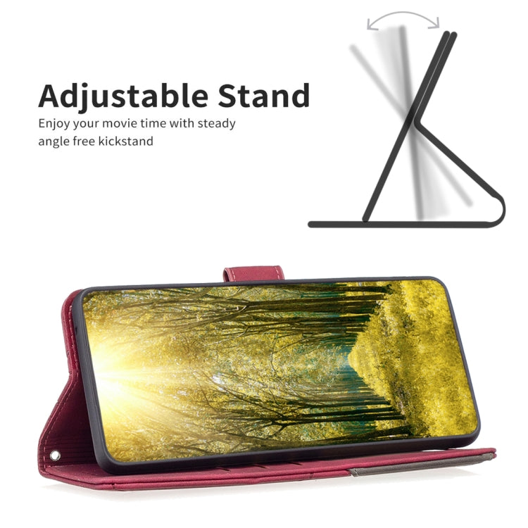 Magnetic Buckle Rhombus Texture Leather Phone Case, For Samsung Galaxy S25 Ultra 5G, For Samsung Galaxy S24 FE 5G