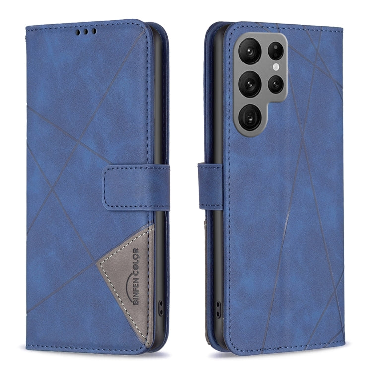 Magnetic Buckle Rhombus Texture Leather Phone Case, For Samsung Galaxy S26 Ultra 5G, For Samsung Galaxy S26 5G, For Samsung Galaxy S25 FE 5G, For Samsung Galaxy S25 Edge 5G, For Samsung Galaxy S25 5G, For Samsung Galaxy S25+ 5G                         ...