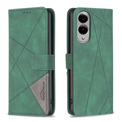Magnetic Buckle Rhombus Texture Leather Phone Case, For Galaxy S27+ 5G, For Galaxy S26 FE 5G, For Samsung Galaxy S26 Ultra 5G, For Samsung Galaxy S26 5G, For Samsung Galaxy S25 FE 5G, For Samsung Galaxy S25 Edge 5G, For Samsung Galaxy S25 5G           ...