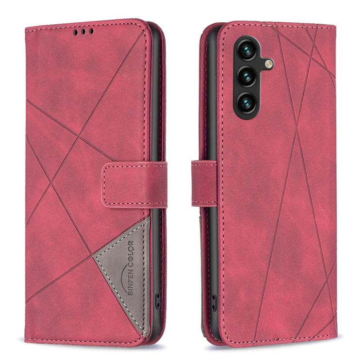 Magnetic Buckle Rhombus Texture Leather Phone Case, For Galaxy S27+ 5G, For Galaxy S26 FE 5G, For Samsung Galaxy S26 Ultra 5G, For Samsung Galaxy S26 5G, For Samsung Galaxy S25 FE 5G, For Samsung Galaxy S25 Edge 5G, For Samsung Galaxy S25 5G           ...