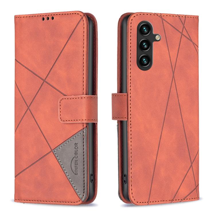 Magnetic Buckle Rhombus Texture Leather Phone Case, For Galaxy S27+ 5G, For Galaxy S26 FE 5G, For Samsung Galaxy S26 Ultra 5G, For Samsung Galaxy S26 5G, For Samsung Galaxy S25 FE 5G, For Samsung Galaxy S25 Edge 5G, For Samsung Galaxy S25 5G           ...