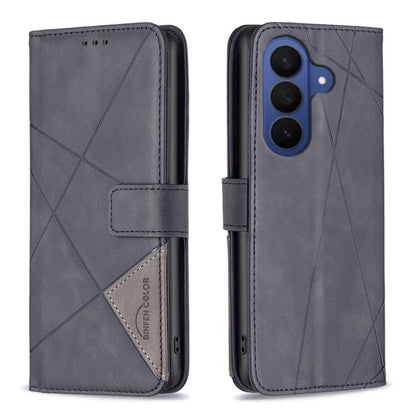 Magnetic Buckle Rhombus Texture Leather Phone Case, For Galaxy S27+ 5G, For Galaxy S26 FE 5G, For Samsung Galaxy S26 Ultra 5G, For Samsung Galaxy S26 5G, For Samsung Galaxy S25 FE 5G, For Samsung Galaxy S25 Edge 5G, For Samsung Galaxy S25 5G           ...