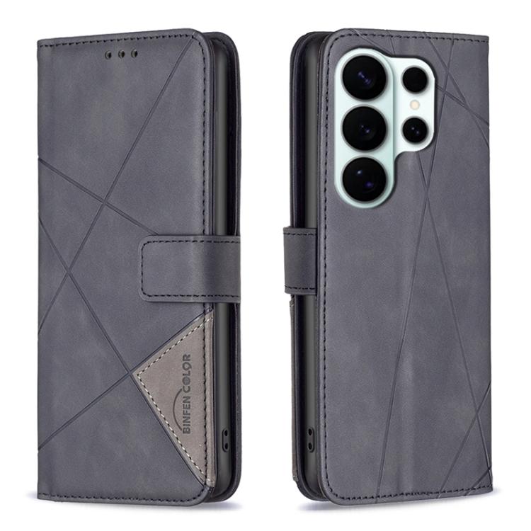 Magnetic Buckle Rhombus Texture Leather Phone Case, For Galaxy S27+ 5G, For Galaxy S26 FE 5G, For Samsung Galaxy S26 Ultra 5G, For Samsung Galaxy S26 5G, For Samsung Galaxy S25 FE 5G, For Samsung Galaxy S25 Edge 5G, For Samsung Galaxy S25 5G           ...