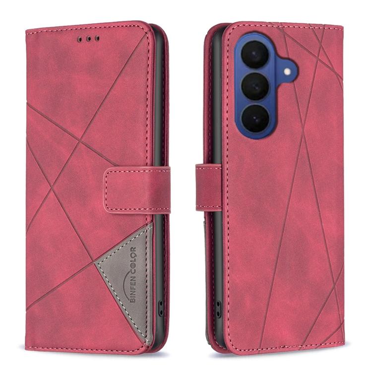 Magnetic Buckle Rhombus Texture Leather Phone Case, For Galaxy S27+ 5G, For Galaxy S26 FE 5G, For Samsung Galaxy S26 Ultra 5G, For Samsung Galaxy S26 5G, For Samsung Galaxy S25 FE 5G, For Samsung Galaxy S25 Edge 5G, For Samsung Galaxy S25 5G           ...