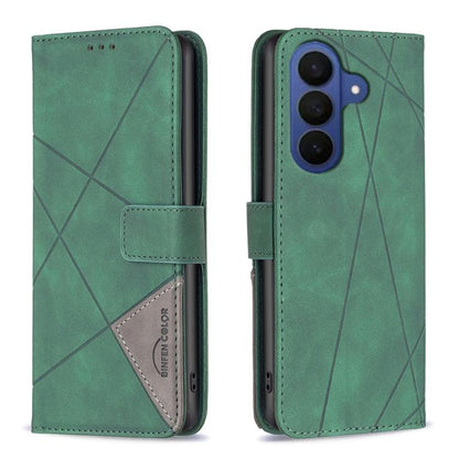 Magnetic Buckle Rhombus Texture Leather Phone Case, For Galaxy S27+ 5G, For Galaxy S26 FE 5G, For Samsung Galaxy S26 Ultra 5G, For Samsung Galaxy S26 5G, For Samsung Galaxy S25 FE 5G, For Samsung Galaxy S25 Edge 5G, For Samsung Galaxy S25 5G           ...