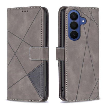 Magnetic Buckle Rhombus Texture Leather Phone Case, For Galaxy S27+ 5G, For Galaxy S26 FE 5G, For Samsung Galaxy S26 Ultra 5G, For Samsung Galaxy S26 5G, For Samsung Galaxy S25 FE 5G, For Samsung Galaxy S25 Edge 5G, For Samsung Galaxy S25 5G           ...