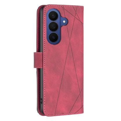Magnetic Buckle Rhombus Texture Leather Phone Case, For Galaxy S27+ 5G, For Galaxy S26 FE 5G, For Samsung Galaxy S26 Ultra 5G, For Samsung Galaxy S26 5G, For Samsung Galaxy S25 FE 5G, For Samsung Galaxy S25 Edge 5G, For Samsung Galaxy S25 5G           ...