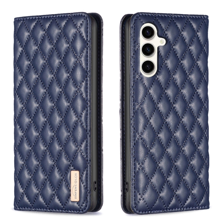 Diamond Lattice Magnetic Leather Flip Phone Case, For Galaxy S27+ 5G, For Galaxy S26 FE 5G, For Samsung Galaxy S25 5G, For Samsung Galaxy S25+ 5G, For Samsung Galaxy S25 Ultra 5G, For Samsung Galaxy S24 FE 5G