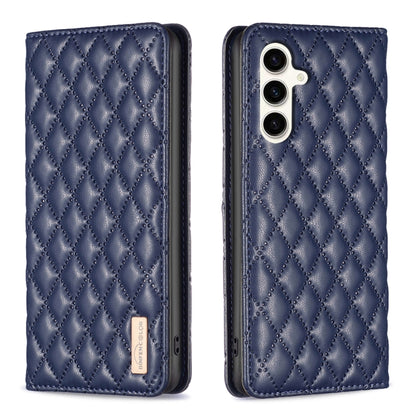 Diamond Lattice Magnetic Leather Flip Phone Case, For Galaxy S27+ 5G, For Galaxy S26 FE 5G, For Samsung Galaxy S25 5G, For Samsung Galaxy S25+ 5G, For Samsung Galaxy S25 Ultra 5G, For Samsung Galaxy S24 FE 5G