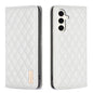 Diamond Lattice Magnetic Leather Flip Phone Case, For Galaxy S27+ 5G, For Galaxy S26 FE 5G, For Samsung Galaxy S25 5G, For Samsung Galaxy S25+ 5G, For Samsung Galaxy S25 Ultra 5G, For Samsung Galaxy S24 FE 5G