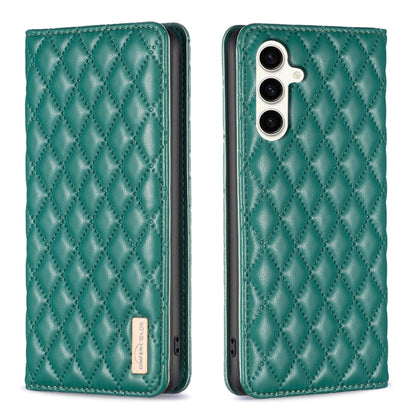 Diamond Lattice Magnetic Leather Flip Phone Case, For Galaxy S27+ 5G, For Galaxy S26 FE 5G, For Samsung Galaxy S25 5G, For Samsung Galaxy S25+ 5G, For Samsung Galaxy S25 Ultra 5G, For Samsung Galaxy S24 FE 5G