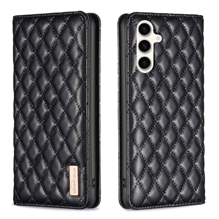 Diamond Lattice Magnetic Leather Flip Phone Case, For Galaxy S27+ 5G, For Galaxy S26 FE 5G, For Samsung Galaxy S25 5G, For Samsung Galaxy S25+ 5G, For Samsung Galaxy S25 Ultra 5G, For Samsung Galaxy S24 FE 5G