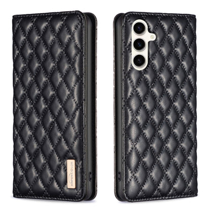 Diamond Lattice Magnetic Leather Flip Phone Case, For Galaxy S27+ 5G, For Galaxy S26 FE 5G, For Samsung Galaxy S25 5G, For Samsung Galaxy S25+ 5G, For Samsung Galaxy S25 Ultra 5G, For Samsung Galaxy S24 FE 5G