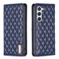 Diamond Lattice Magnetic Leather Flip Phone Case, For Galaxy S27+ 5G, For Galaxy S26 FE 5G, For Samsung Galaxy S25 5G, For Samsung Galaxy S25+ 5G, For Samsung Galaxy S25 Ultra 5G, For Samsung Galaxy S24 FE 5G