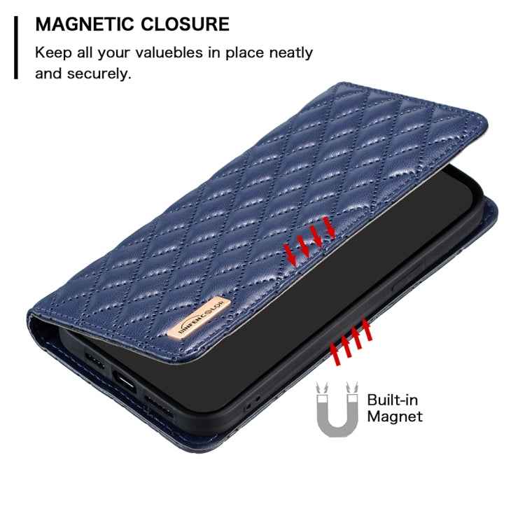 Diamond Lattice Magnetic Leather Flip Phone Case, For Samsung Galaxy S25 5G, For Samsung Galaxy S25+ 5G, For Samsung Galaxy S25 Ultra 5G, For Samsung Galaxy S24 FE 5G
