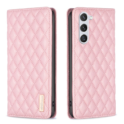 Diamond Lattice Magnetic Leather Flip Phone Case, For Galaxy S27+ 5G, For Galaxy S26 FE 5G, For Samsung Galaxy S25 5G, For Samsung Galaxy S25+ 5G, For Samsung Galaxy S25 Ultra 5G, For Samsung Galaxy S24 FE 5G